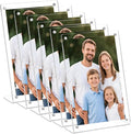 6 Pack Acrylic Picture Frame 4x6 inch, Magnetic Photo Frames, Standing Photo by Wbtran