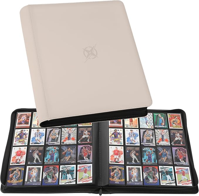 20-Pocket Card Binder, Trading Card Binder Holds 2000 Cards, Premium Zippered by Unknown