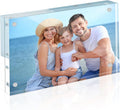 HOUSE DAY Acrylic Picture Frames 3.5x5, 1 Pack Magnetic 3.5 x 5 Picture Frame by HOUSEDAY