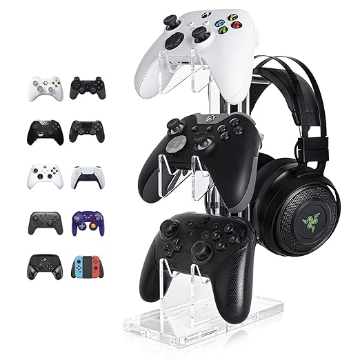 OAPRIRE Universal 3 Tier Controller Stand and Headset Stand by OAPRIRE