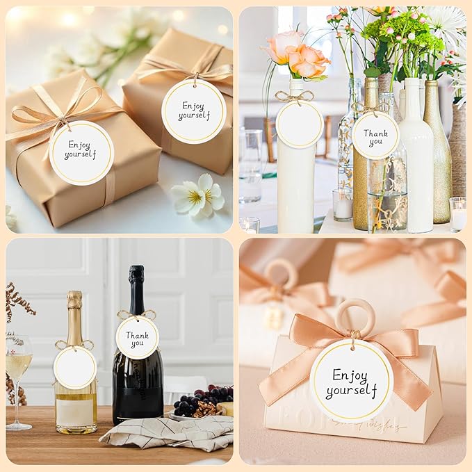 120 PCS White Gift Tags - Image 6