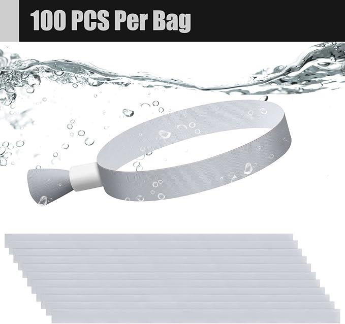 Green-Power America 100 Pcs Cloth Event Wristbands, Event Wristbands, Colored - Image 4