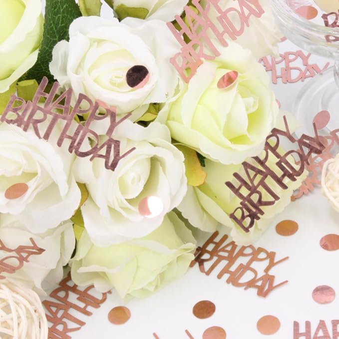 Rose Gold Birthday Confetti - Image 2
