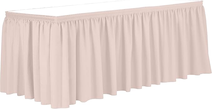 Ultimate Textile Pleat Polyester Fabric Table Skirt by UltimateTextile