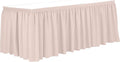 Ultimate Textile Pleat Polyester Fabric Table Skirt by UltimateTextile