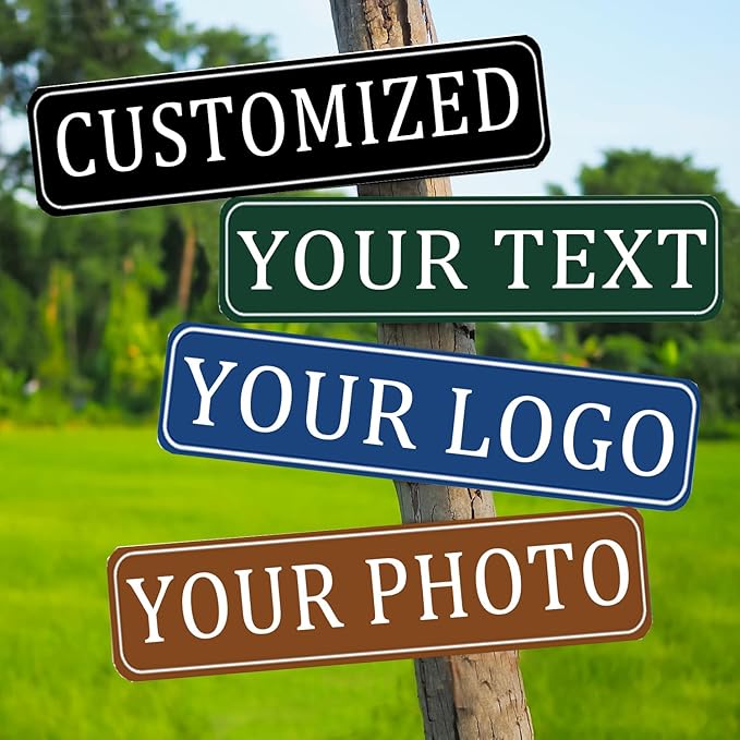 Custom Signs Outdoor Metal, Personalized Street Sign, Create Your Own - Image 6
