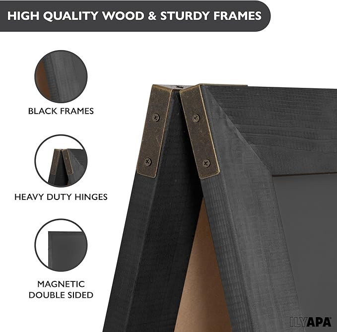 Ilyapa A-Frame Chalkboard Sidewalk Sign - Image 4