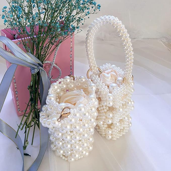 100Pcs 20mm White Round ABS Faux Pearl Beads - Image 6
