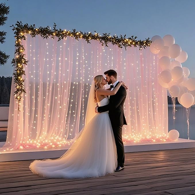 10×8ft Tulle Backdrop Curtains - Image 7