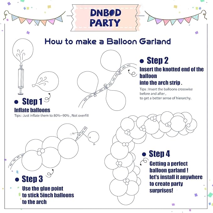 Nautical Balloon Arch Kit, Dolphin Foil Balloons - Image 9
