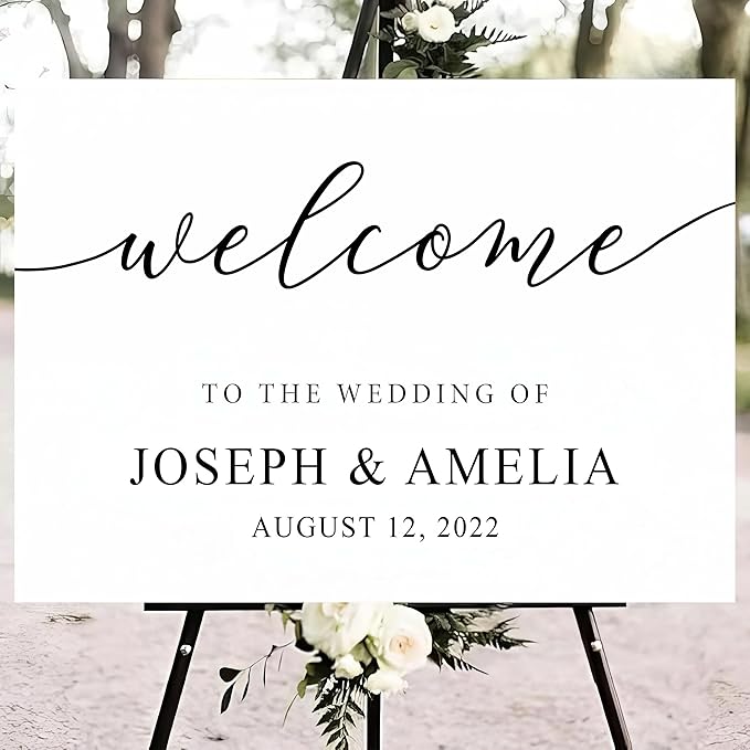 Wedding Welcome Sign - Image 4