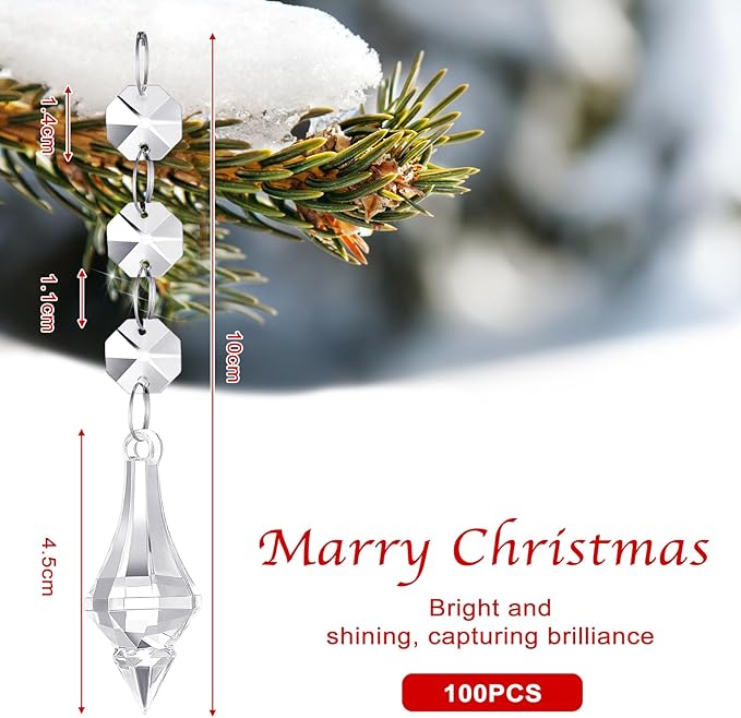 Nuenen 100 Pcs Hanging Crystals - Image 2