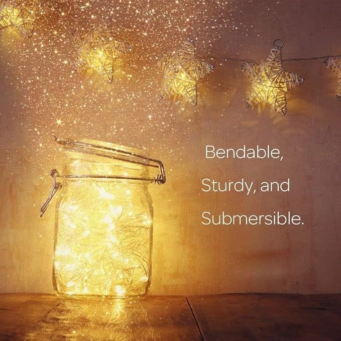 ANJAYLIA 4 Pack Fairy Lights 16.4ft 50 LED String Lights Battery Operated Mini - Image 3