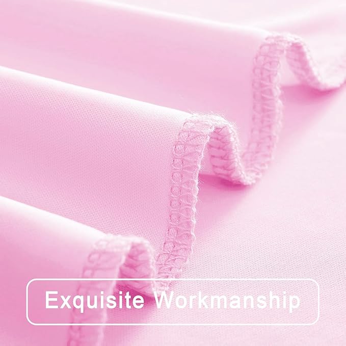 10 ft x 10 ft Pink Backdrop Curtains - Image 4