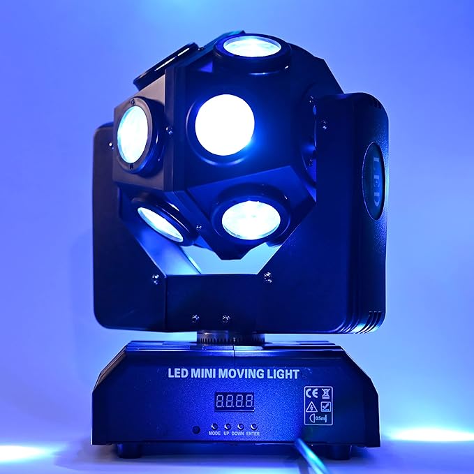 Moving Head DJ Light Party RGBW LED Beam Lights DMX 512 Strobe Light - Image 9