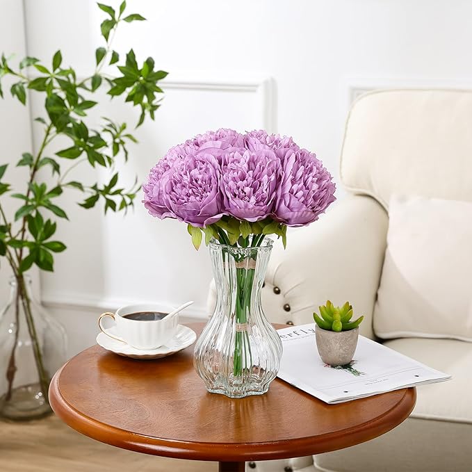 U'Artlines Artificial Peony Silk Flower - Image 4