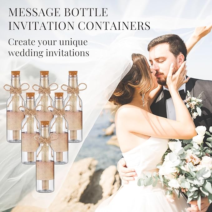 Baderke 24 Pcs 5.6 oz Message Bottles - Image 5