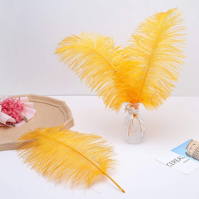 Ballinger Gold Large Ostrich Feathers - Image 9