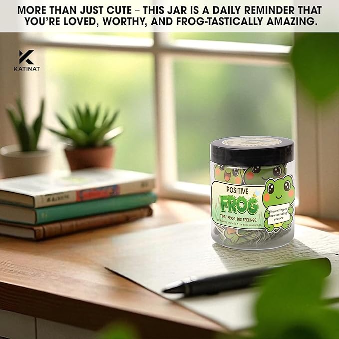 Positive Frog Jar – Thank You Gifts - Image 4