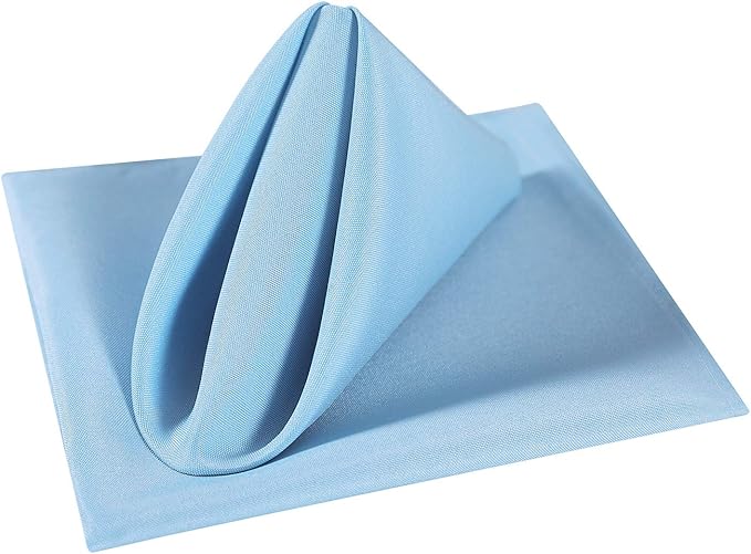 Cloth Napkins 20x20 inch Washable Polyester Dinner Napkins Soft Table Napkins - Image 3