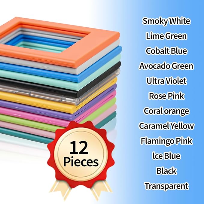12 Packs Magnetic Picture Frame, Mini Picture Magnets 2x3 Picture Frame - Image 2