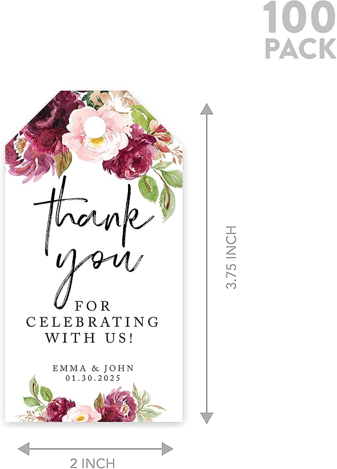 Andaz Press 100-Pack Personalized Thank You - Image 5