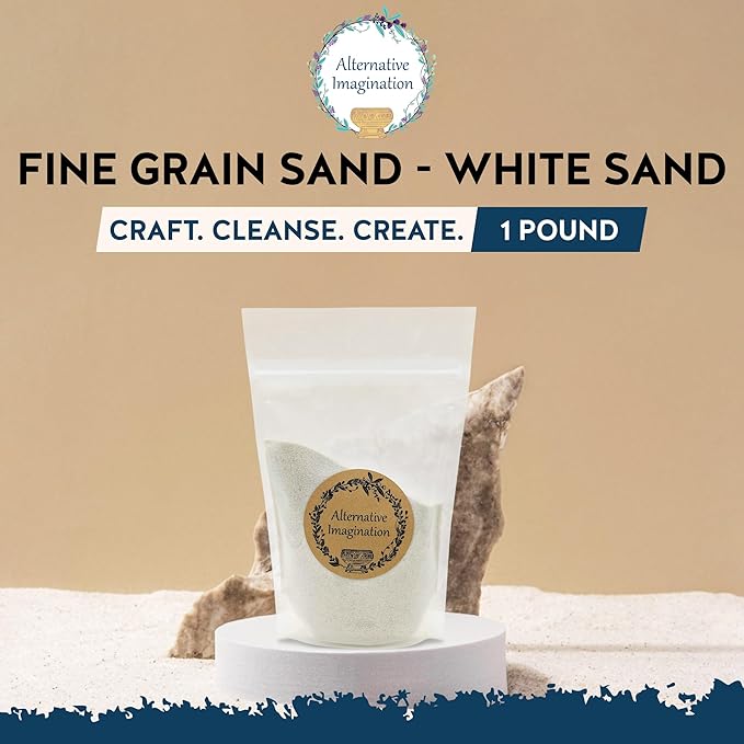 White Sand - Fine Sand for Zen Garden, Resin Incense Burner, Smudge Bowl - Image 2