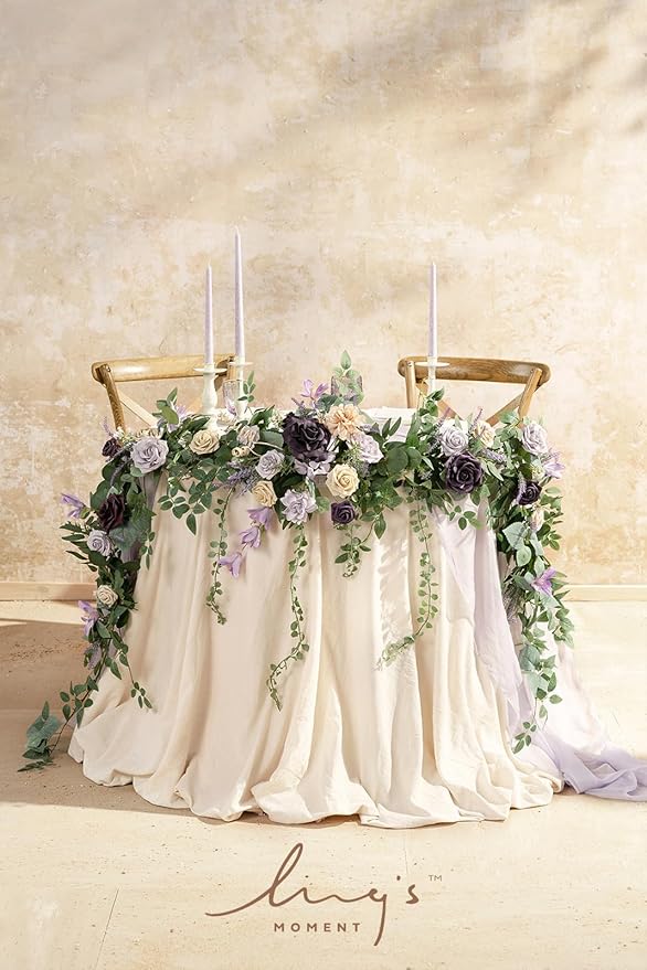 Ling's Moment 9FT Eucalyptus and Willow Leaf Garland - Image 7