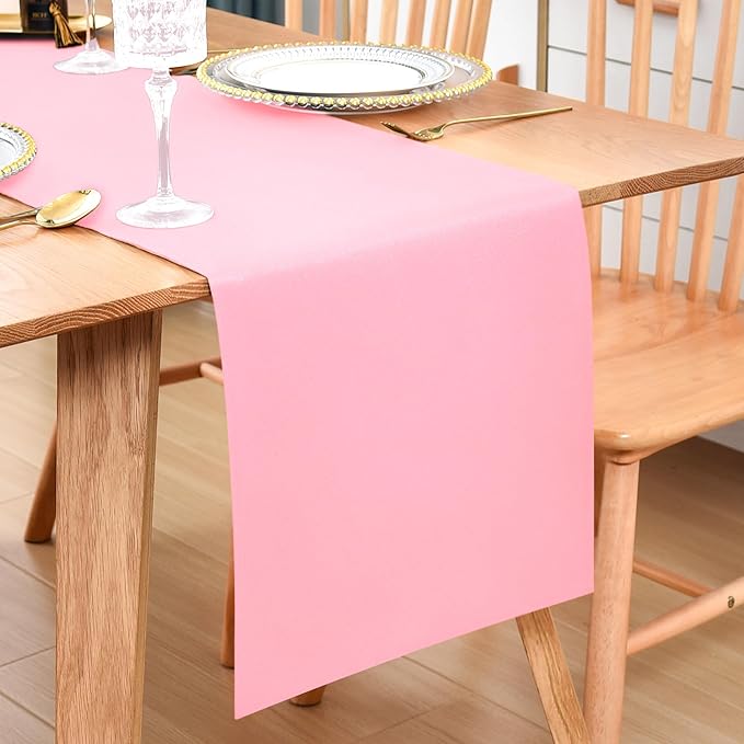Farmhouse Pink Table Runner Dining Table Runners 60 Inches Long Coffee Table by Wolkemer