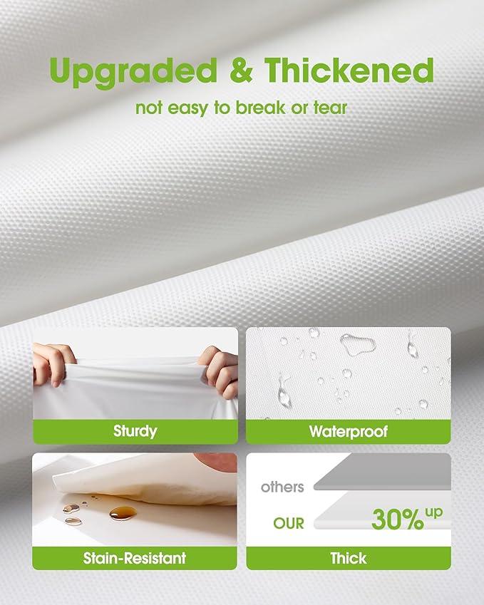 Pureegg Plastic Table Cloth Disposable 10 Pack, 54 x 156 Inch Table Cloths - Image 3