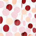 Burgundy Pink Peach Party-Decorations Paper-Garland - 52ft Rose Gold Glitter by Hugfond