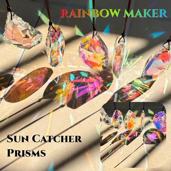 5Pcs 3-inch Crystal Sun Catcher Prisms - Image 2