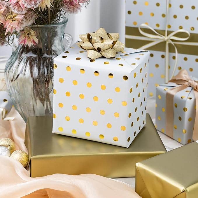 Flyhill Reversible Wrapping Paper-Mini Roll, Baby Shower - Image 4
