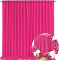 10 x 7 Feet Fuchsia Backdrop Curtain by ZEBMOON
