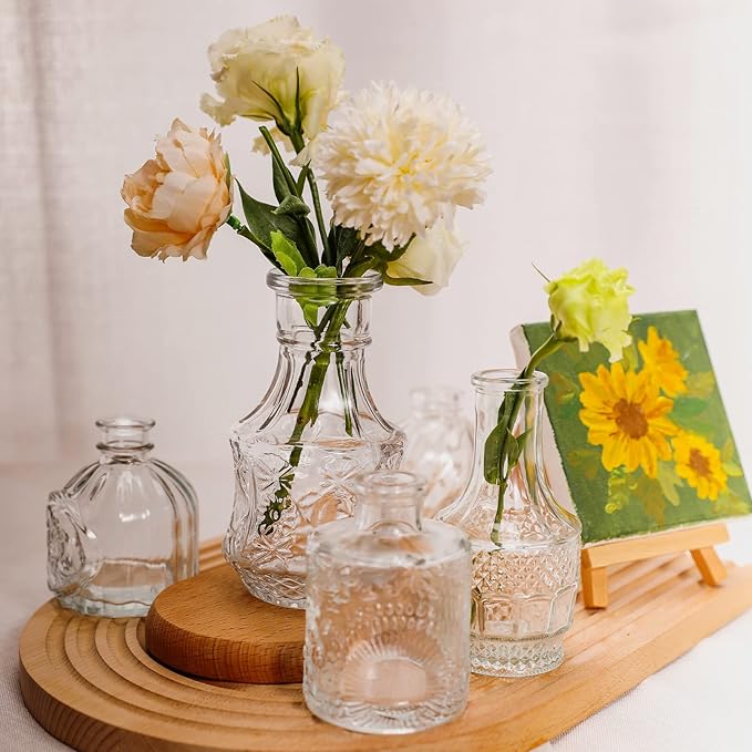 Arme 16Pcs Glass Bud Vase Set，Small Flower Vase - Image 6