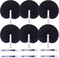 12 Packs Decorative Paper Folding Hand Fans Handheld by Bestage