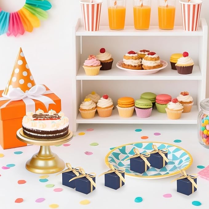 EUSOAR Favor Boxes, Paper Cube Macaron Candy Box Soap Storage - Image 6
