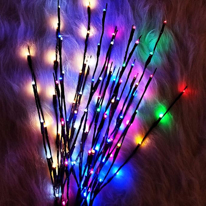 Led Branch Light Battery Operated Lighted Branches Vase Filler Willow Twig - Image 4