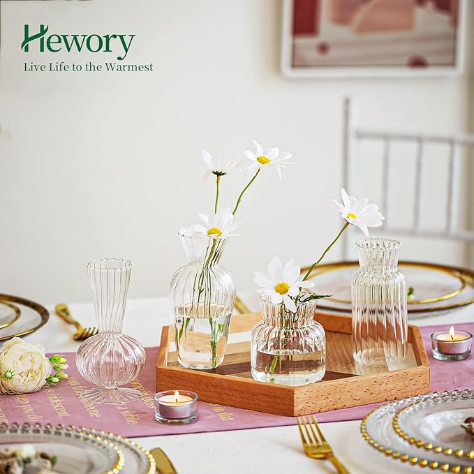 Mini Glass Vases for Centerpieces - Image 3