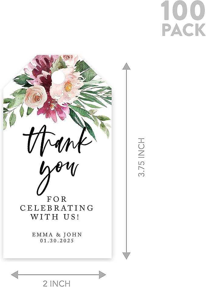 Andaz Press 100-Pack Personalized Thank You - Image 5