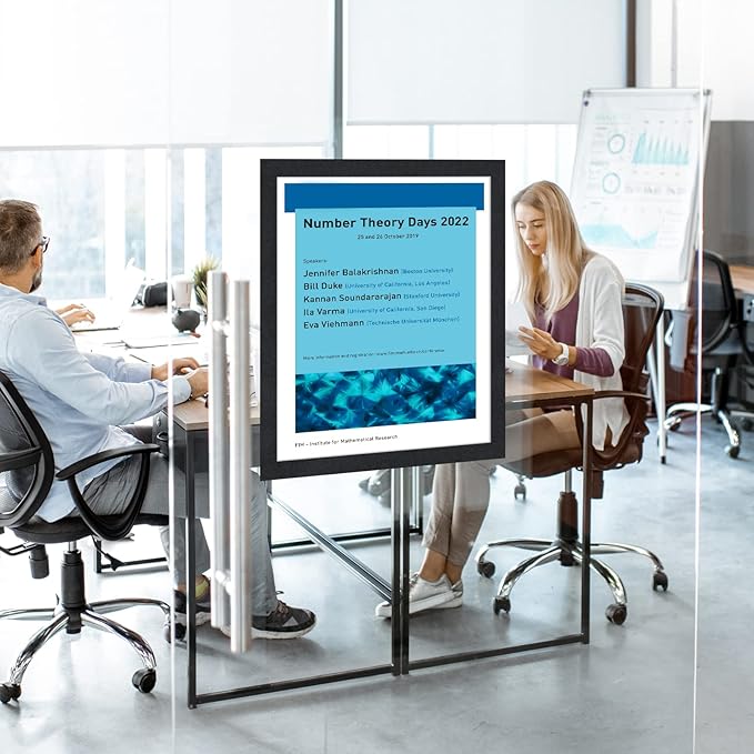 11"x 17" Self Adhesive Sign Holder, Double Sided Window Display Frame - Image 7