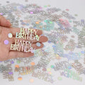 Birthday Confetti, Glitter Happy Birthday Table Decorations by Blopee
