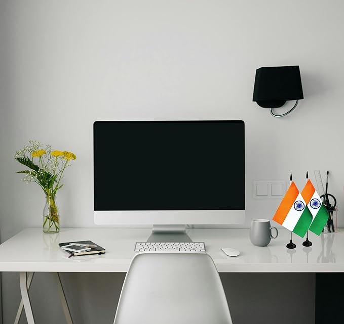 India Desk Flag, 12 Pack Indian Table Office Flag - Image 4