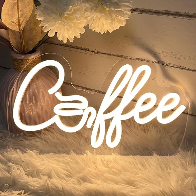 Coffee Table Number Neon Sign Desk Lamp Night Light Wedding Letter LED Neon - Image 4