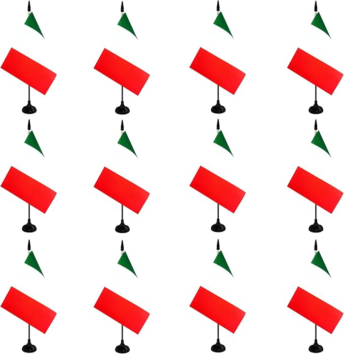 Italy Desk Flag, 12 Pack Italian Table Office Flag by Unknown