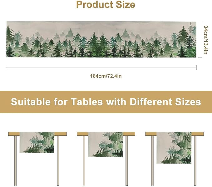 Foggy Forest Table Runner - Image 7