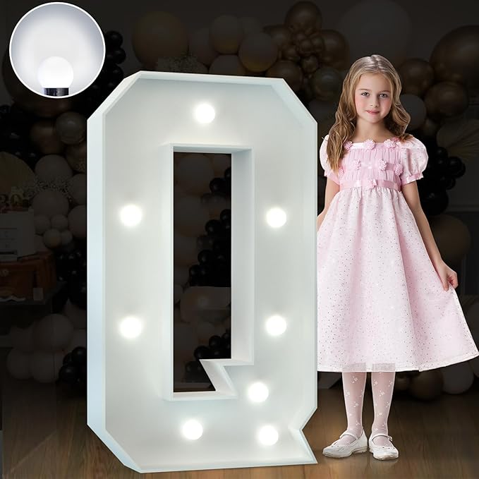 Marquee Letters 3 Feet Tall Large Light Up Letters Baby Shower Decorations by Letsmakeitimpressive