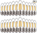 FLSNT LED Candelabra Light Bulbs 60W Equivalent E26 Base, Dimmable B11 LED by FLSNT