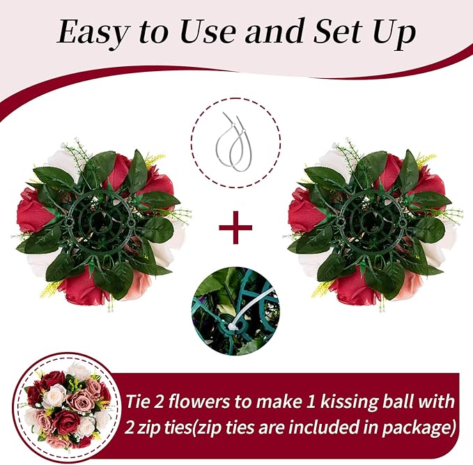 BLOSMON Wedding Flowers Centerpieces - Image 4