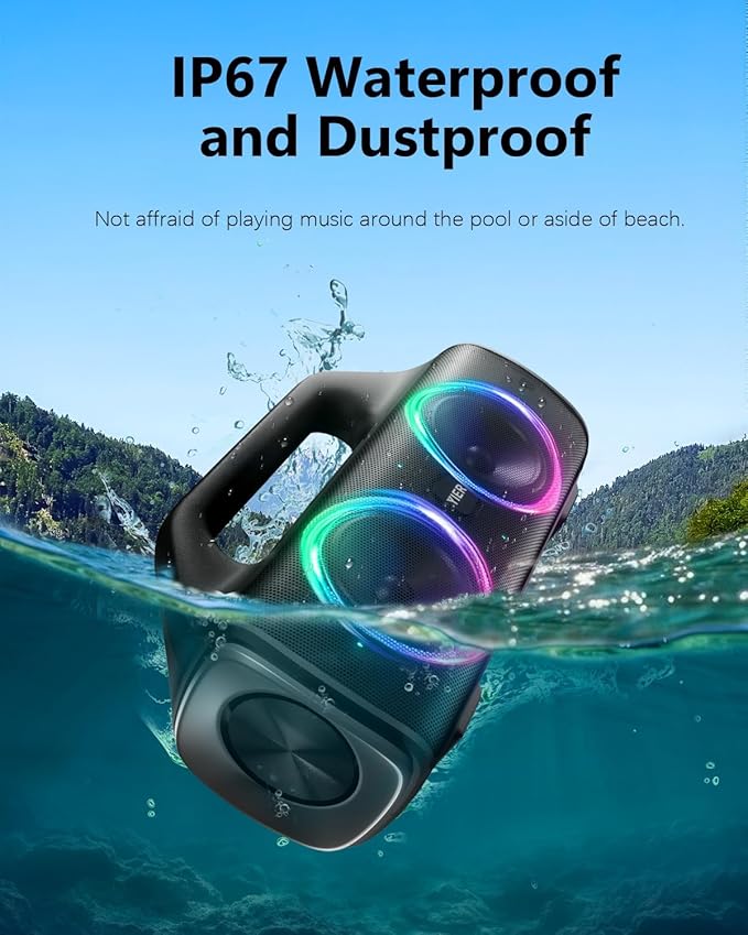 Speakers, 80w Portable Wireless Speaker - Image 3